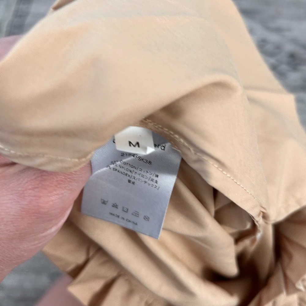 Gentle Herd Tan A Line Long Skirt Size Medium Pockets New — image 4 of 5